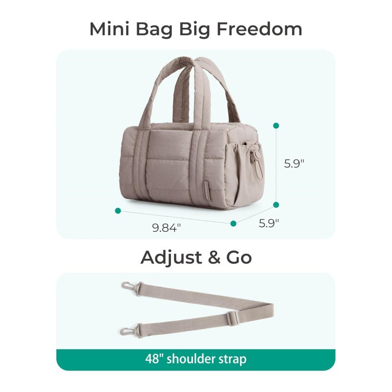 Komfortable Reisetasche mit Abnehmbarem Schulterriemen Brehn