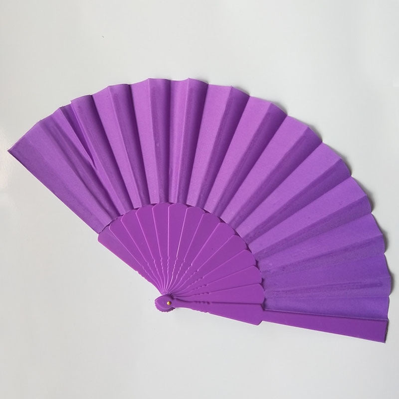 Damen eleganter Handfächer aus hochwertigem Papier und Naturmaterialien Brehn