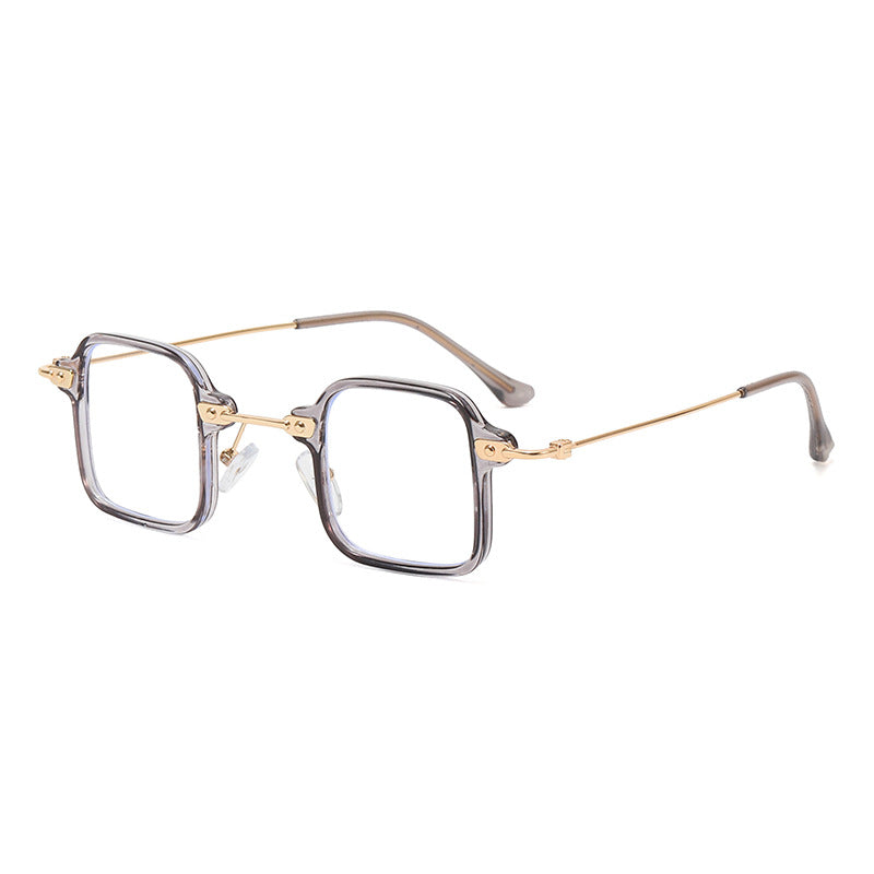 Damen geometrische Sonnenbrille mit stylischem Metallrahmen Brehn