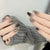 Stylische Acryl-Nagelkunst Brehn