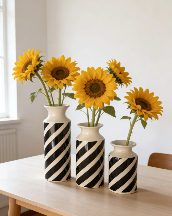Dekorative Feder Druck Vase Brehn