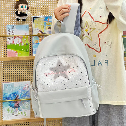 Stylische mit Sternen verzierte lässige Rucksack Brehn