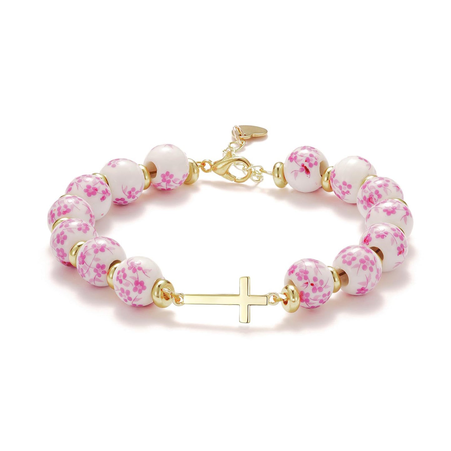 Florale Perlen-Charm-Armband Brehn
