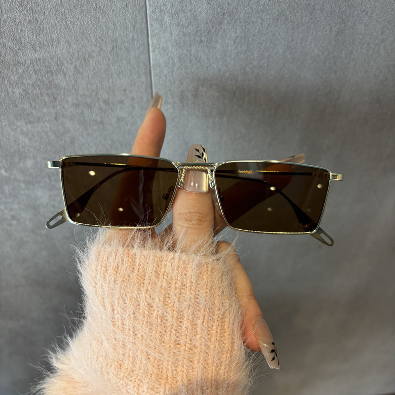 Chic Minimalistische Quadratische Sonnenbrille Brehn