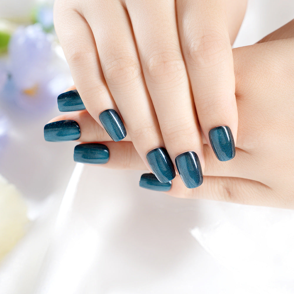 Glänzendes Acryl Press-On Nagelset Brehn