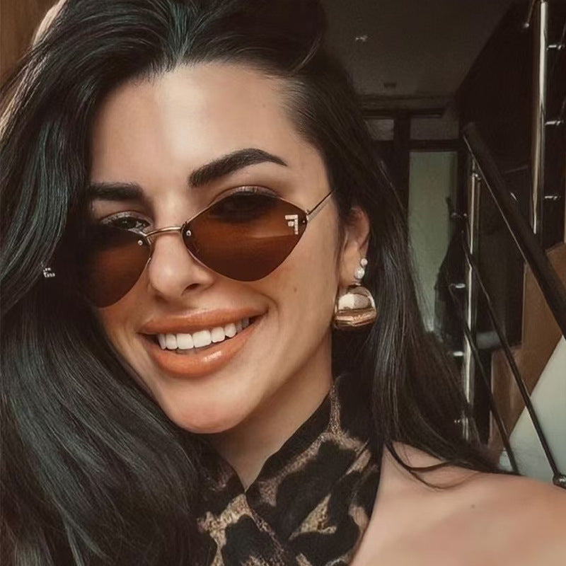 Damen Cat-Eye Design Sonnenbrille mit eleganten Akzenten Brehn