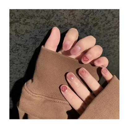 Herz Akzent Gel Nagel Art