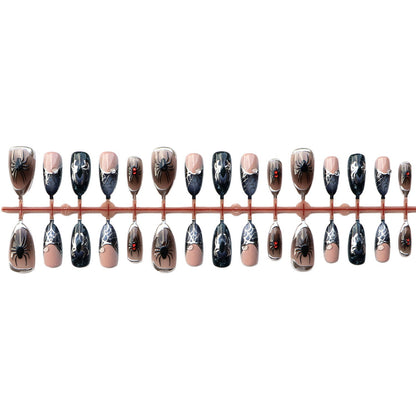 Premium Halloween-Themen Press-On Nagelkunst
