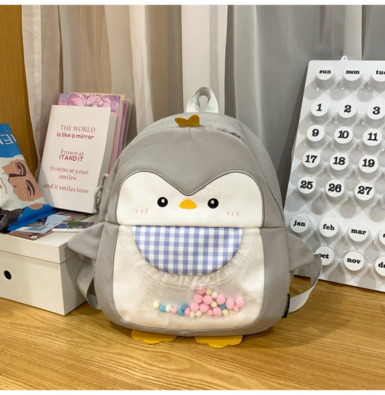 Kinder Süßes Pinguin-Themen Mini-Schulranzen
