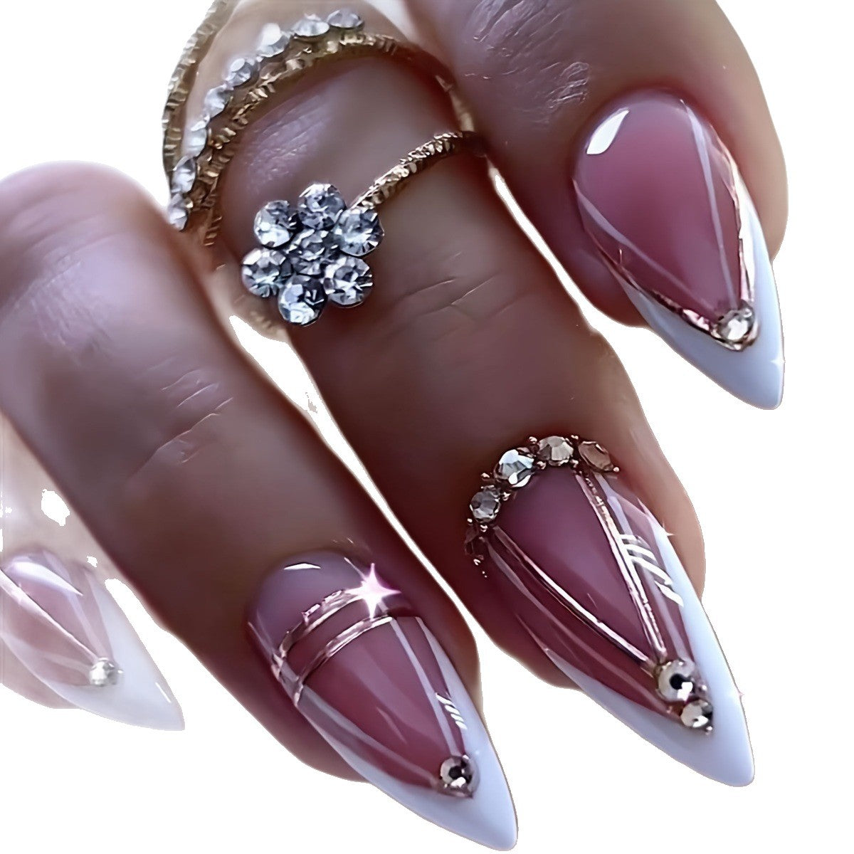Elegante Nagelkunstverlängerungen Brehn