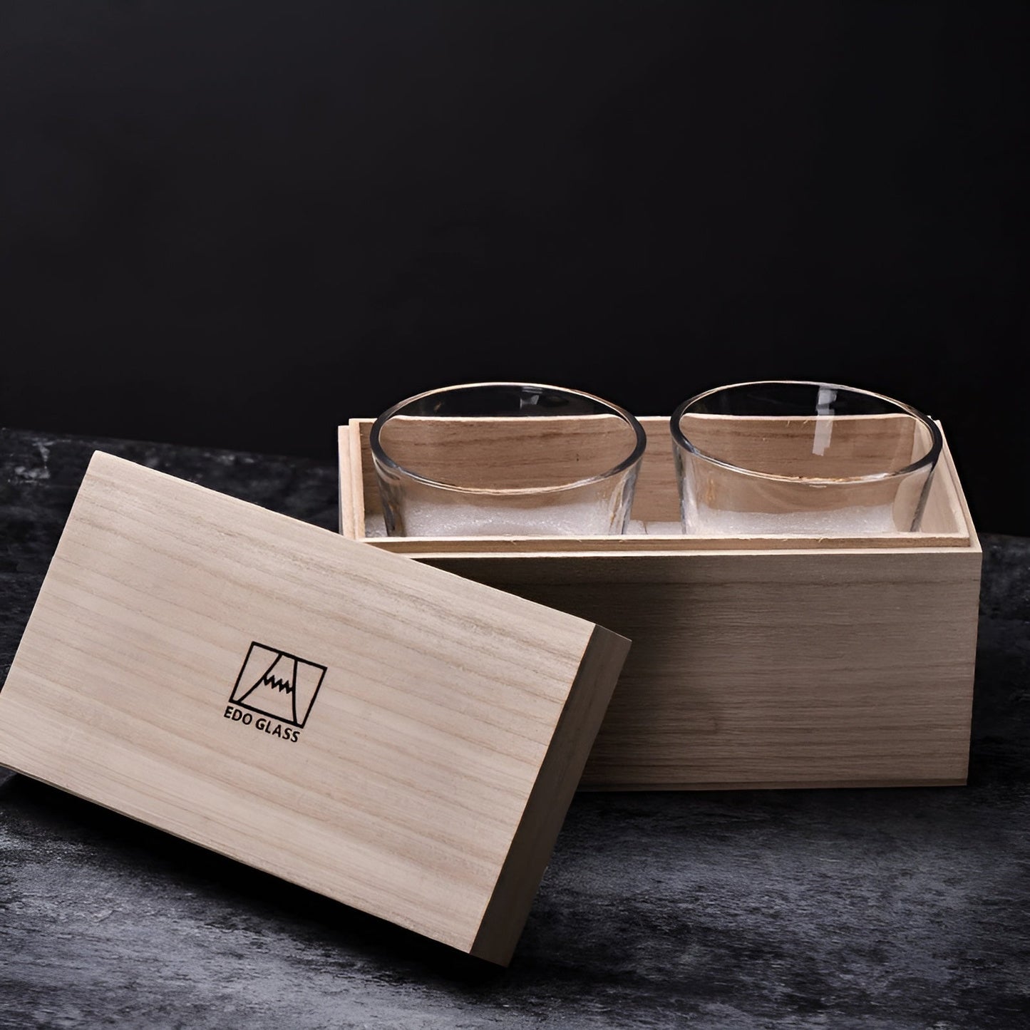 Whiskygläser mit Fuji-Motiv – Elegantes Set für Kenner