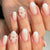 Elegante florale Nagelkunst Brehn
