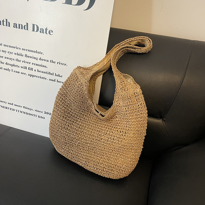 Handgefertigte Geflochtene Schultertasche