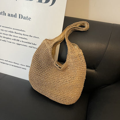 Handgefertigte Geflochtene Schultertasche