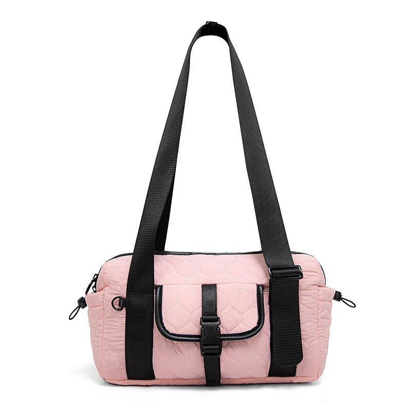 Multifunktionale Schultertasche mit Strukturiertem Design Brehn