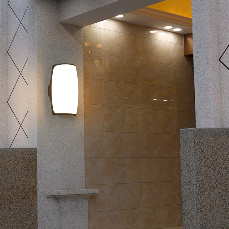 Wasserdichte Acrylgewölbte Shade LED Außenwandleuchte | Brehn