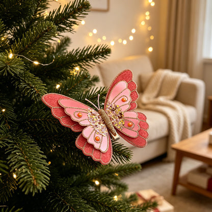 Dekorative Schmetterlingsanhänger für Weihnachtsbaum