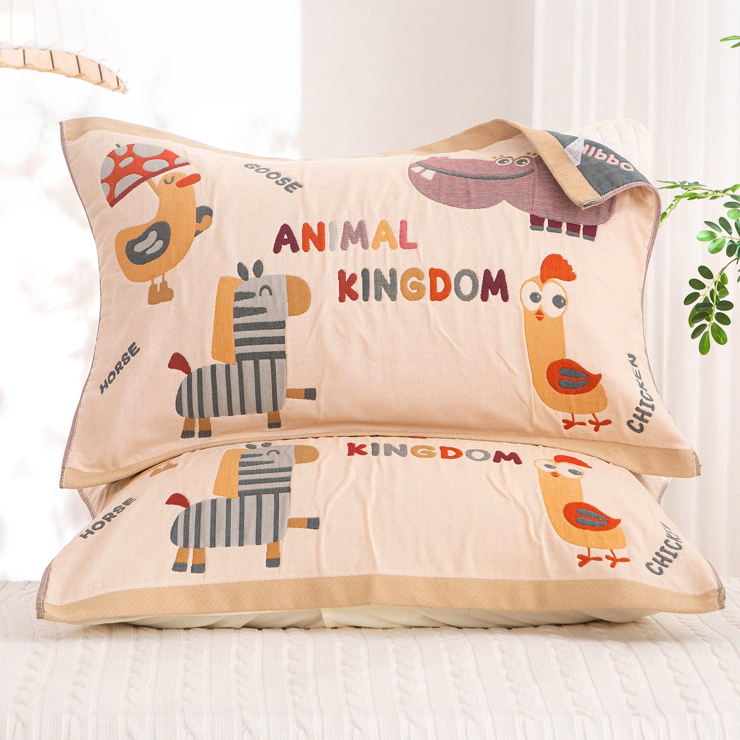 Damen Kissenbezüge mit fröhlichem Patchwork-Motiv Brehn