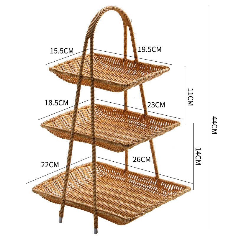 Handgefertigter Rattan Aufbewahrungskorb Brehn