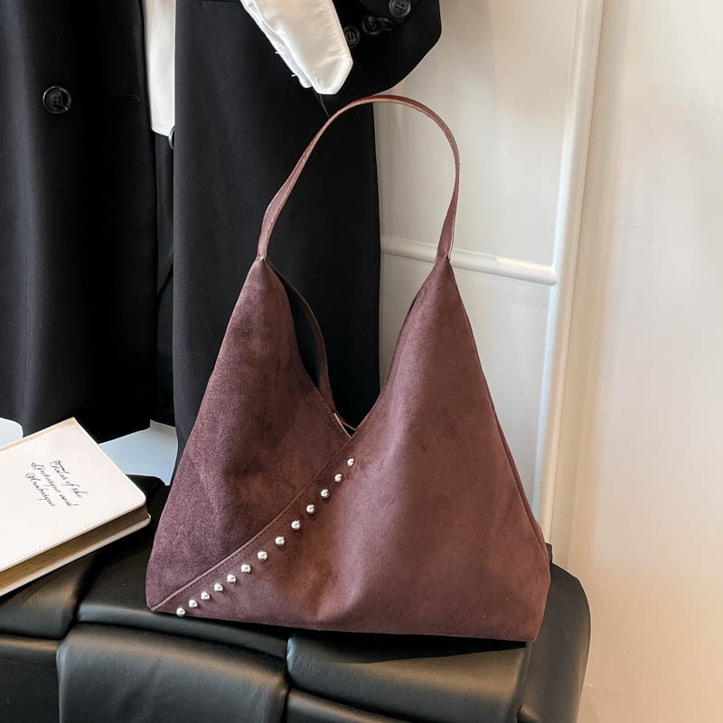 WoUnique Textured Suede Hobo Tasche Brehn