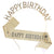 Damen Glitzernder Haarreif mit "Happy Birthday"-Aufschrift Brehn