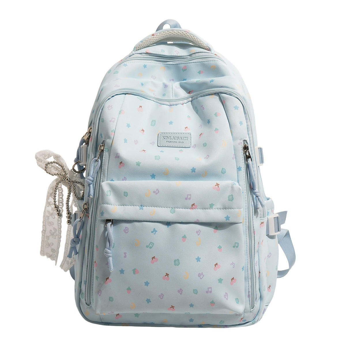 Stylischer Multi-Taschen-Rucksack mit dekorativen Akzenten Brehn