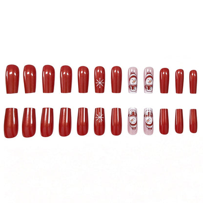 Festliche Feiertags-Nagelkunstverlängerungen Brehn