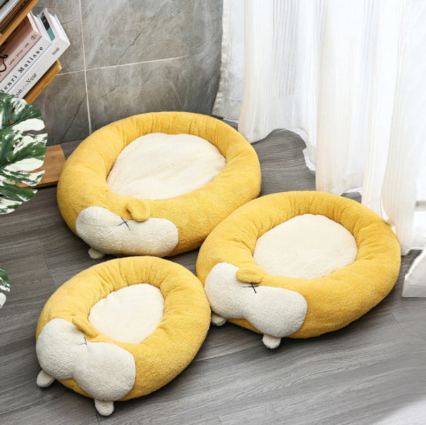 Gemütliches Plüsch-Hundebett
