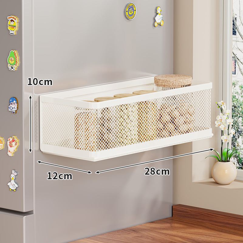 Magnetisches Mesh Kühlschrank Gewürzglas Aufbewahrungskorb