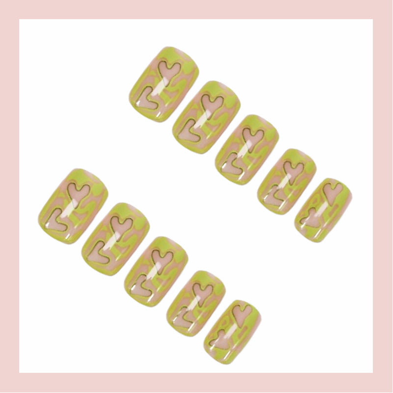 Kunstnagelset mit modernen Abstrakten Designs Brehn