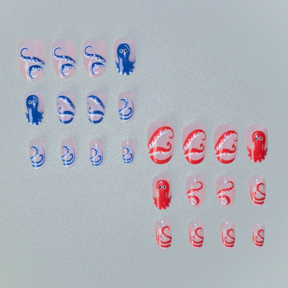 Kreative Oktopus Nagelkunst