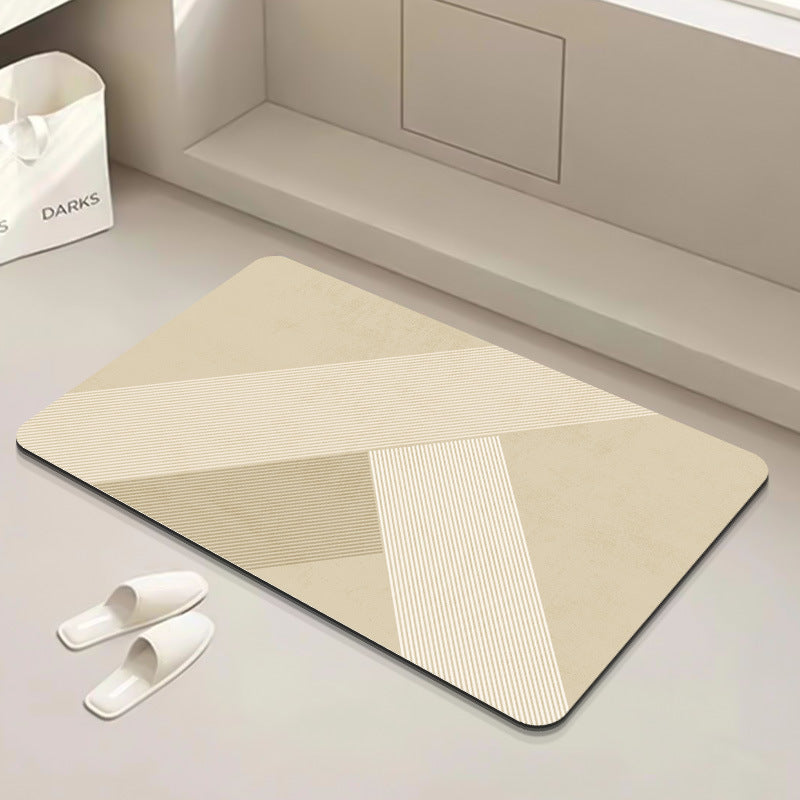 Modern Geometrische Badematte Brehn