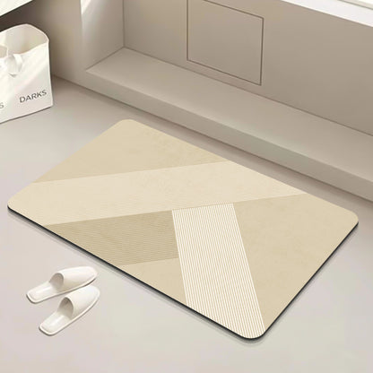 Modern Geometrische Badematte Brehn