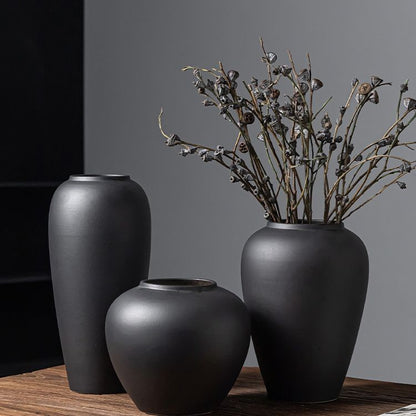 Modern dekorative Keramik-Vasen-Set