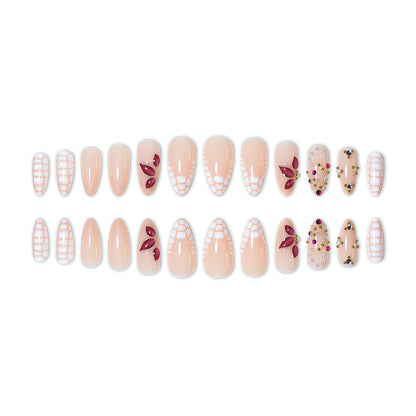 Glamouröse dekorative Nagelkunstverlängerungen Brehn