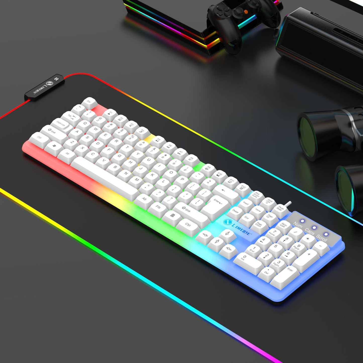 RGB Touch-Sensitive Gaming-Tastatur mit Präzisionsmaus Brehn