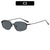 Elegante geometrische Rahmen Sonnenbrille
