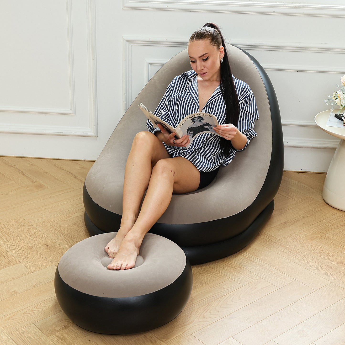 Damen Aufblasbares Komfort-Sofa mit ergonomischer Rückenlehne Brehn