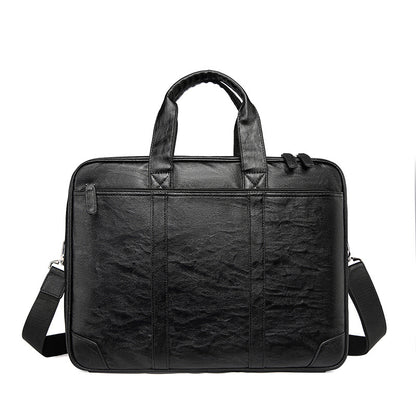 Klassische Leder Business Laptop Aktentasche Brehn
