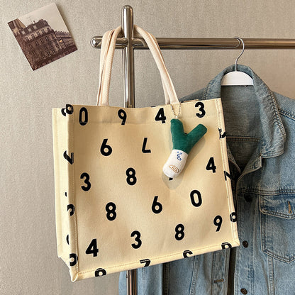 Lässige Canvas-Shopper-Tasche