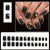 Kunstnagelset mit Halloween-Motiven und Glitzerakzenten Brehn