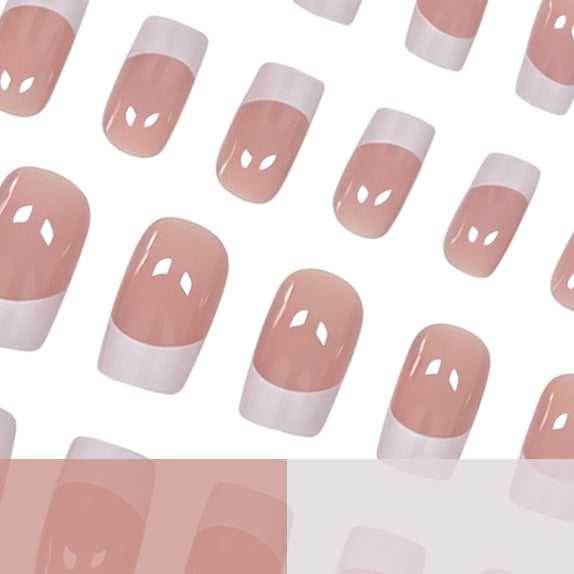 Französische Spitzen-Nagelkunst-Verstärkungen Brehn
