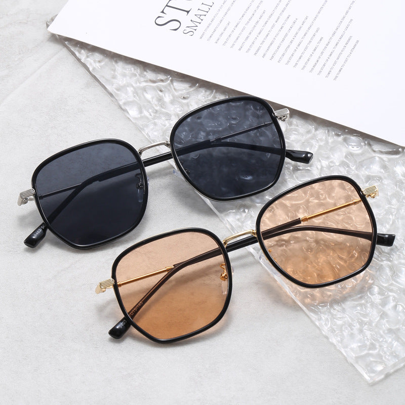 Damen geometrische oversized Sonnenbrille Brehn