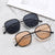 Damen geometrische oversized Sonnenbrille Brehn