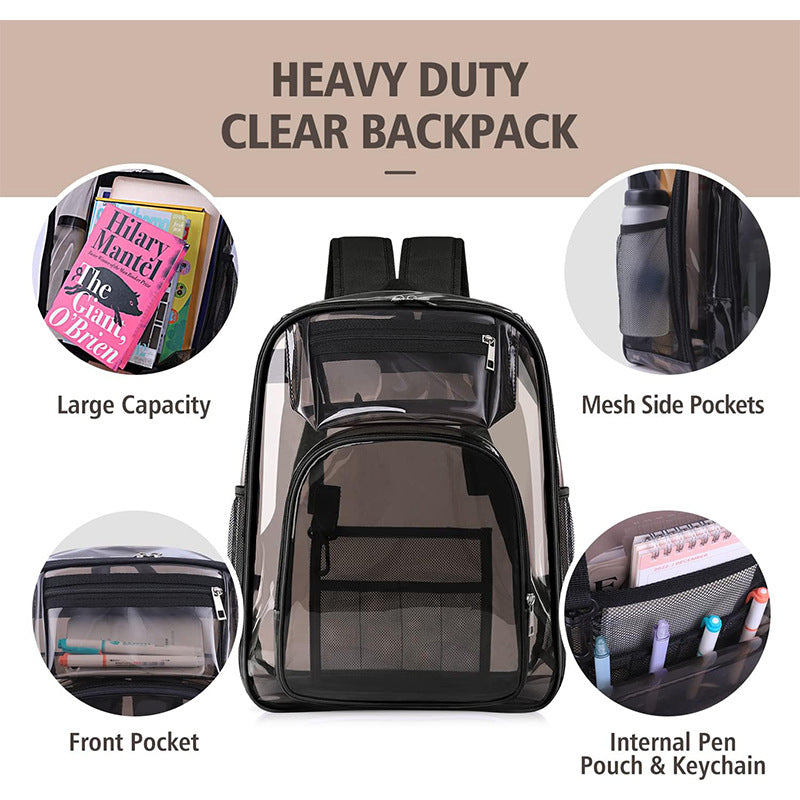 Transparente Schultasche Brehn