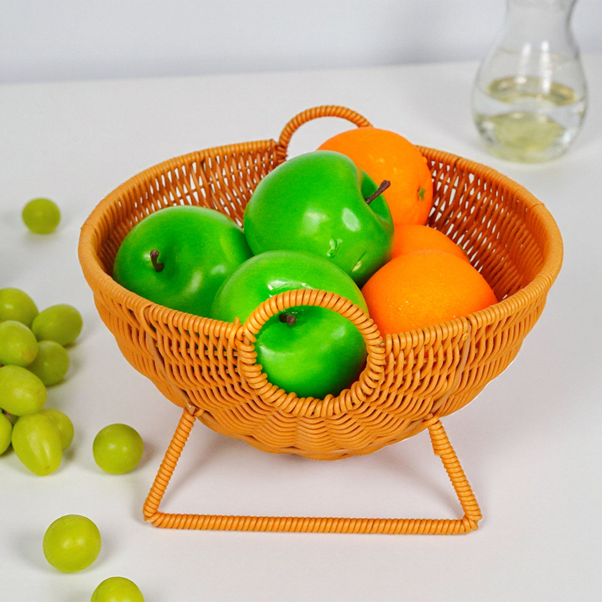 Rustikale Geflochtene Obstlagerung Brehn