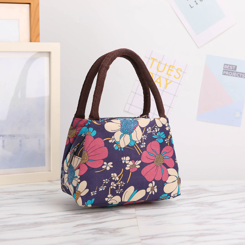 Floral Print Isolierte Lunch-Tragetasche Brehn