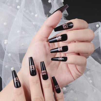 Chic Stiletto Druck Nägel Brehn