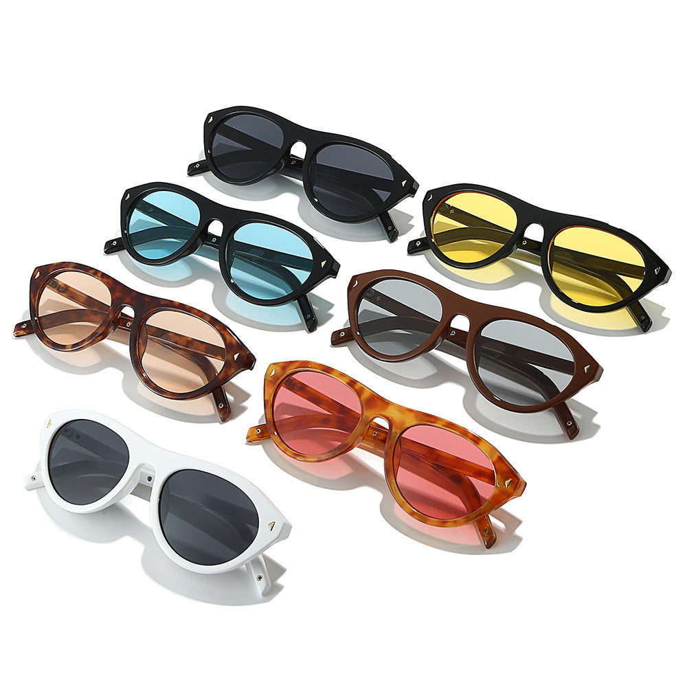 Retro-inspirierte geometrische Sonnenbrille Brehn