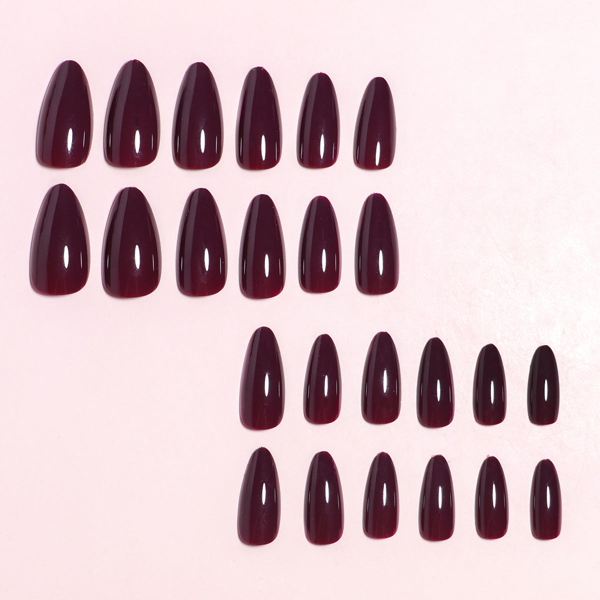 DIY Mandel-förmige Press-On Nagelset Brehn